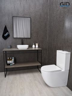 Раковина Gid N1334 51237 накладная белая 36x25x11.5